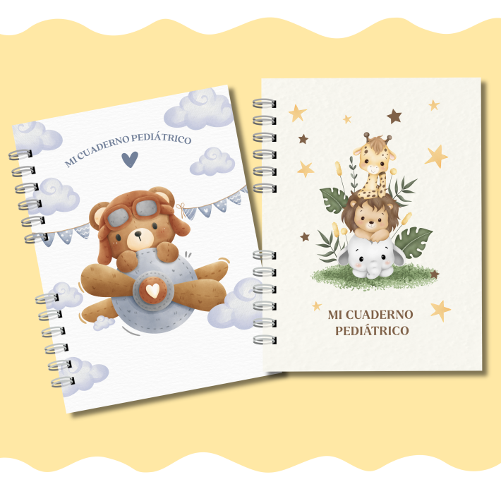 Archivo Digital Cuaderno Pediátrico Niño Animales