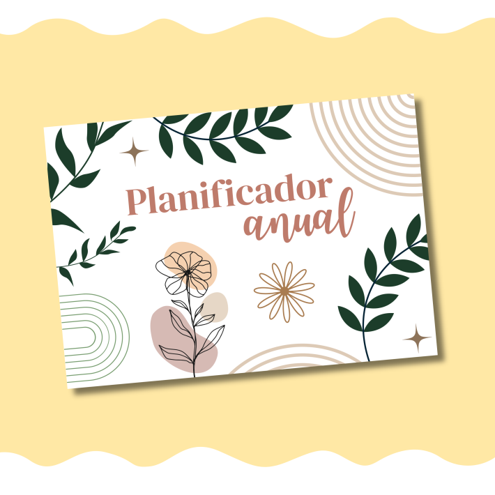 Archivo Digital Planificador A4 horizontal Tonos beige