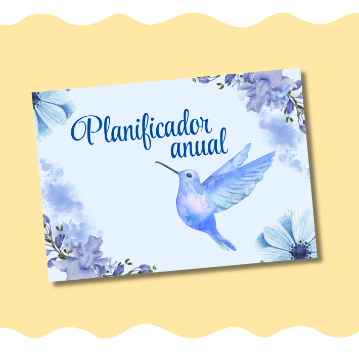 Archivo Digital Planificador A4 horizontal Colibrí