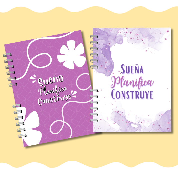 Archivo Digital Planner Sueña 6 meses - Tonos morados