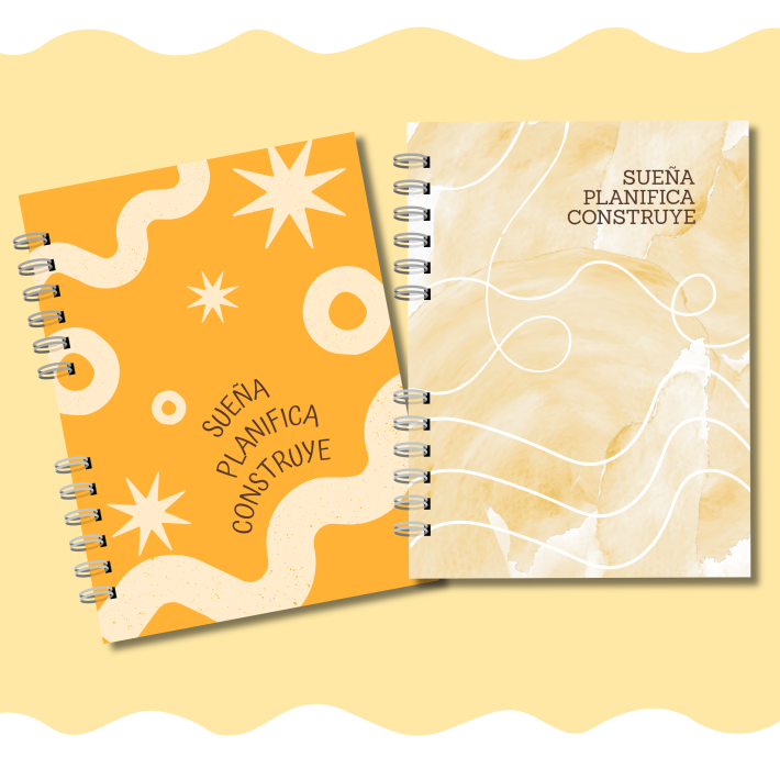 Archivo Digital Planner Sueña 6 meses - Tonos naranjos Unisex